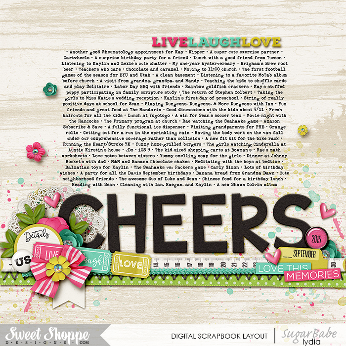 September 2015 Cheers