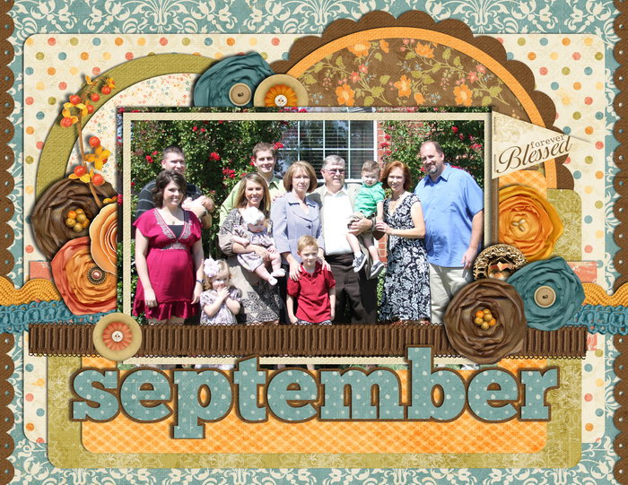 September Calendar Topper