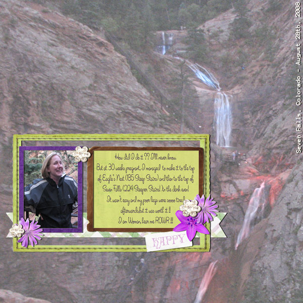 Seven Falls at 30 weeks