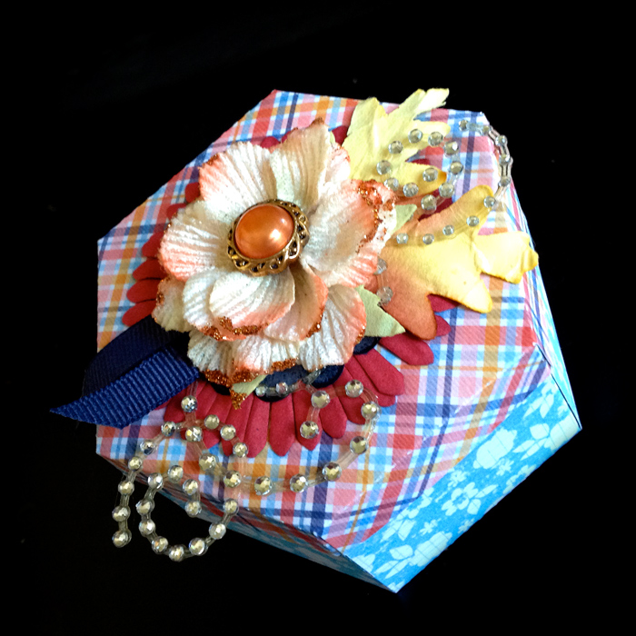 Shades of Autumn Hexagon Box