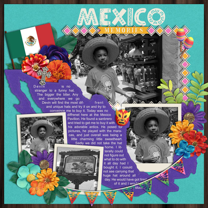 Shadowbox #9- Mexico Pavillion