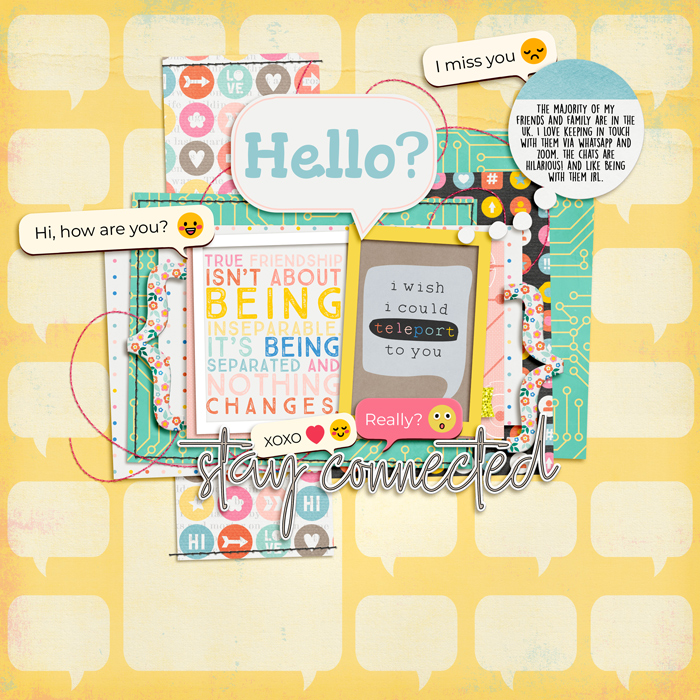 Shadowbox Aug 2021: Aug14 - Speech Bubbles - Stay Connected