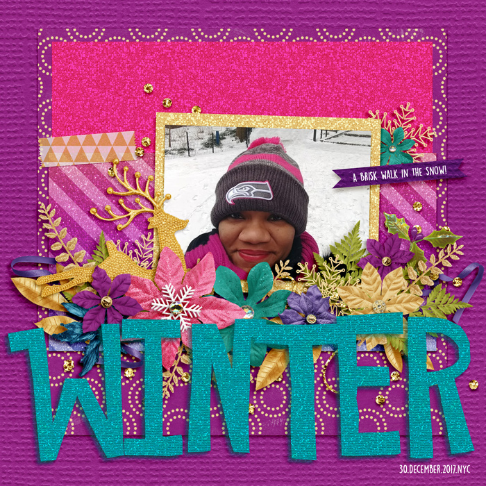 Shadowbox Aug 2021: Aug15 Jewel Tones - Winter
