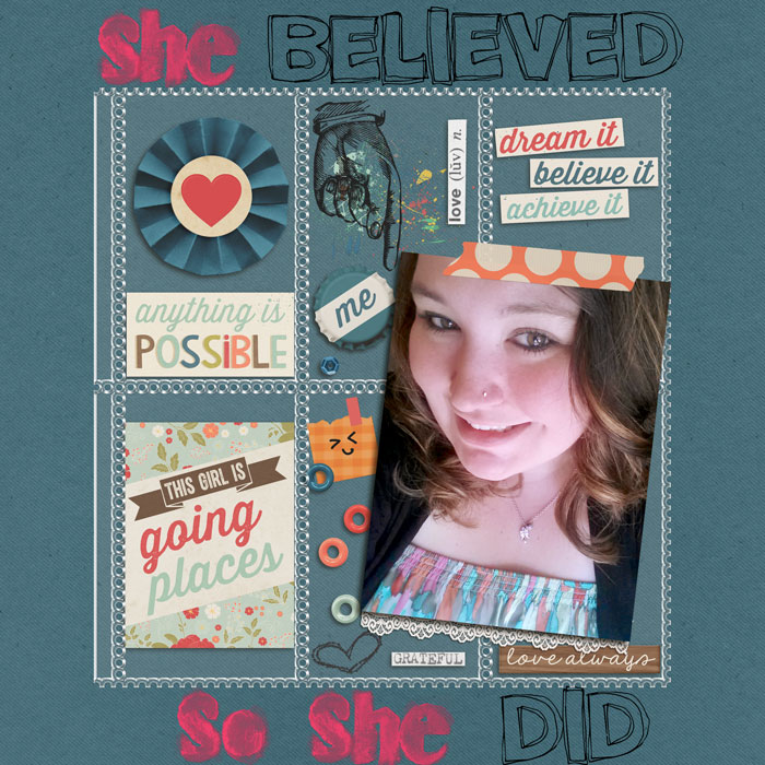 she believed