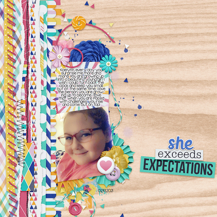 She Exceeds Expectations