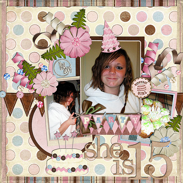 She is 15