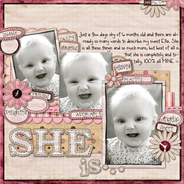 She is...