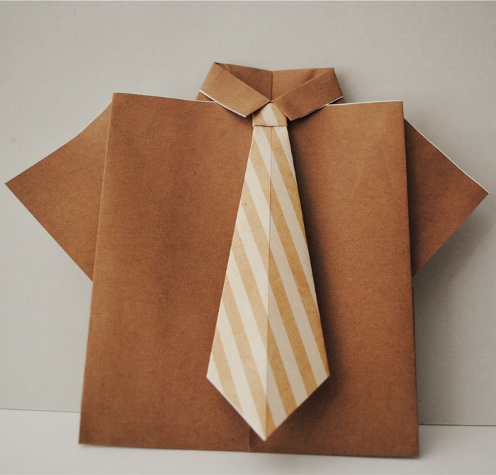 Shirt and Tie Card