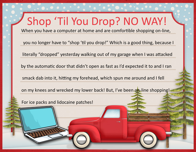 Shop Til You Drop? No Way!