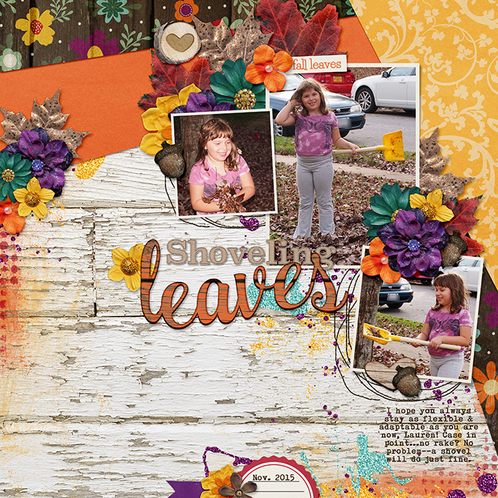 Shoveling Leaves