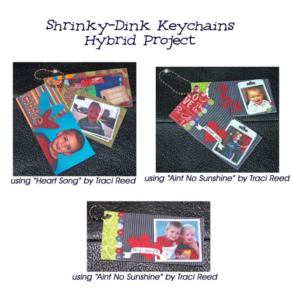 Shrink Plastic Keychain Hybrid