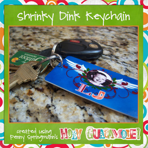 Shrinky Dink Keychain