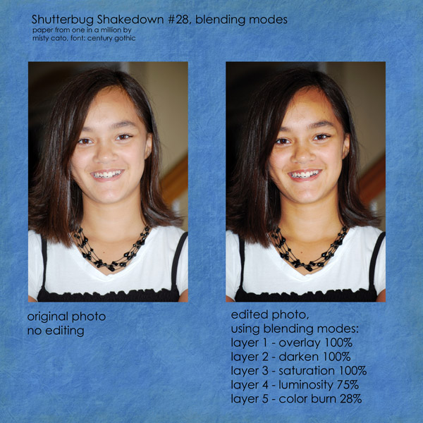 Shutterbug Shakedown #28, Blending Modes