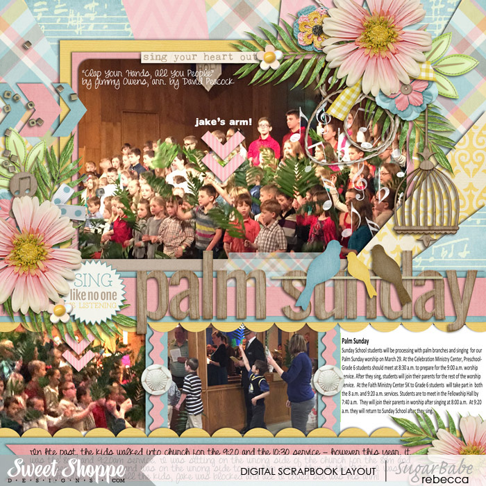 signing on palm sunday