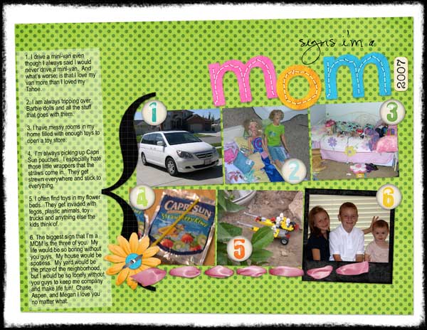 Signs I'm A Mom - 2007