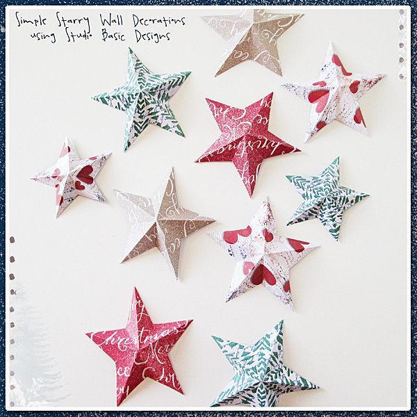Simple Starry wall decorations