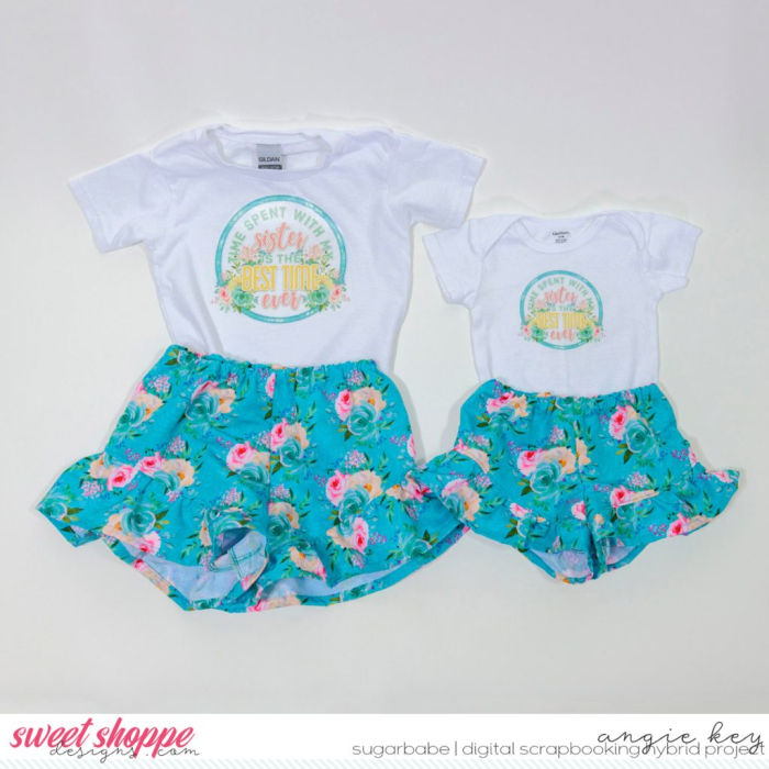 Sister Time: Shirts & Matching Shorts