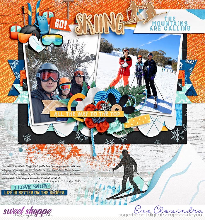 skiing