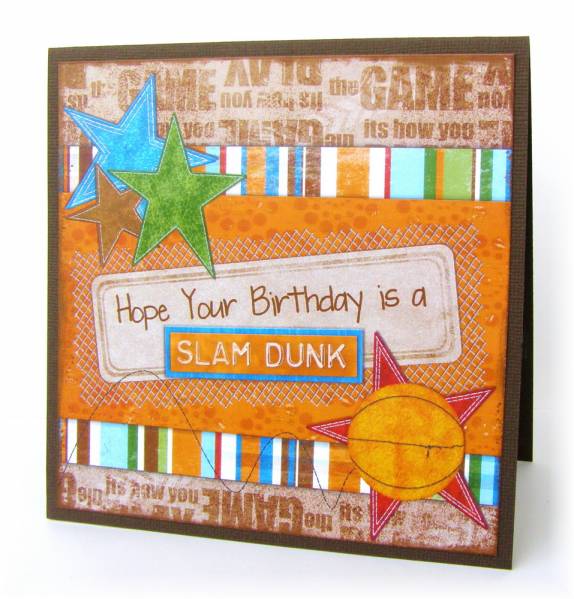 "Slam Dunk" Birthday Card