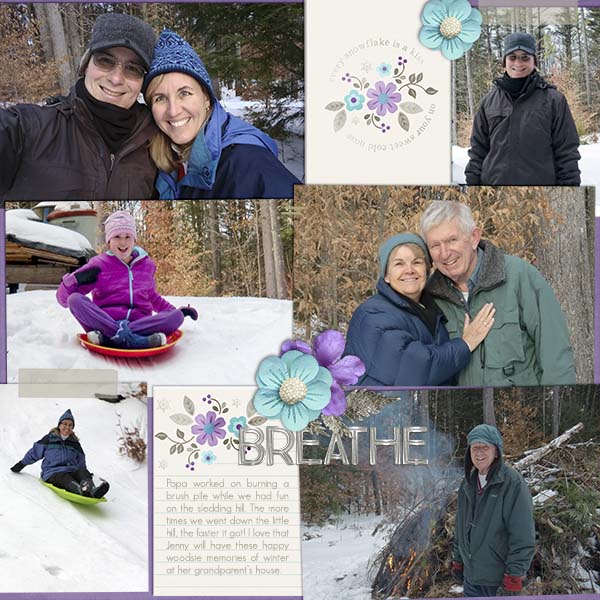 Sledding in New Hampshire
