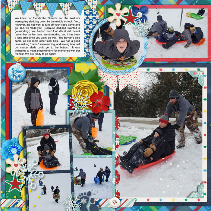 Sledding - Left