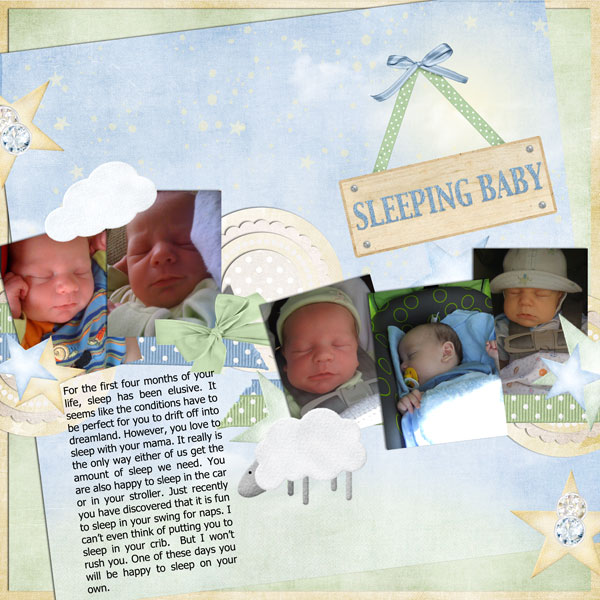 Sleeping Baby Linus