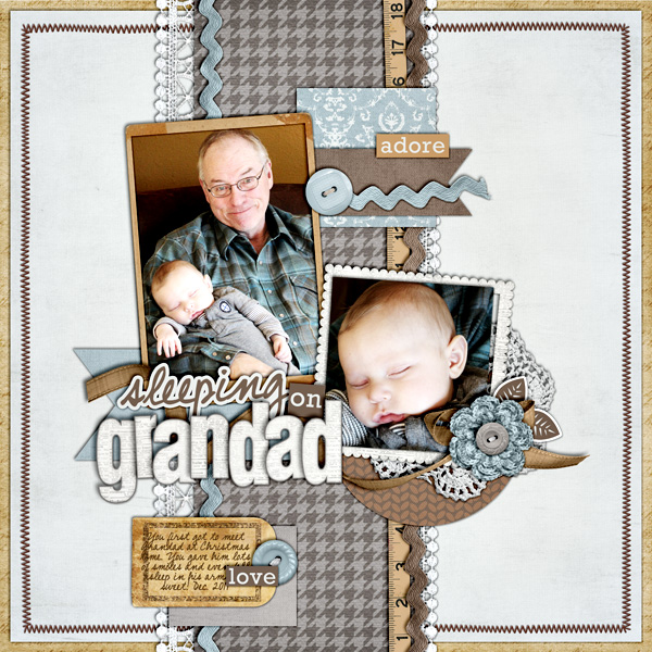 Sleeping on Grandad