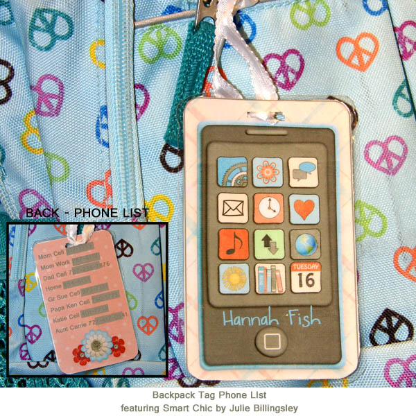 Smart Chic Emergency Number Tag