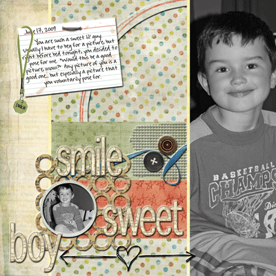 smile sweet boy