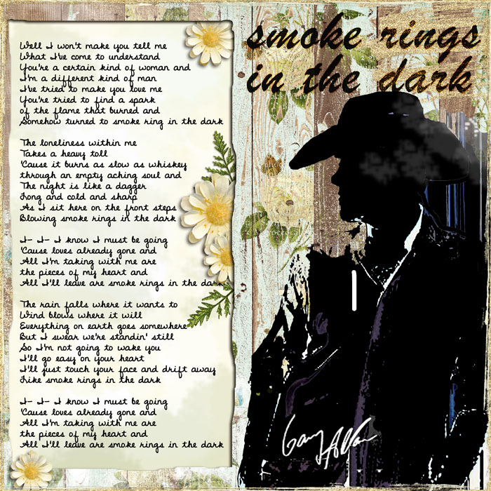Smoke rings in the dark