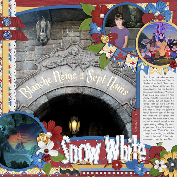 Snow White Ride at Paris Disneyland