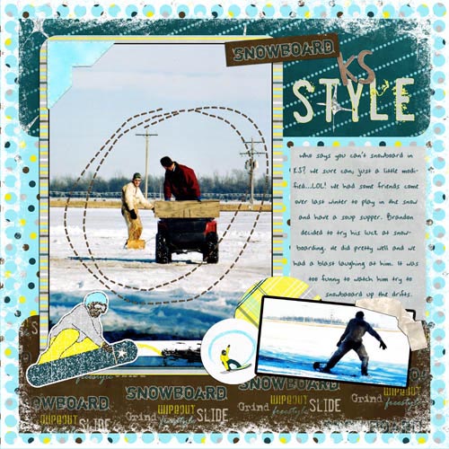 snowboarding KS style