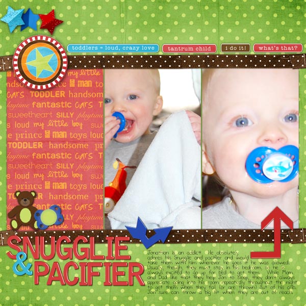 Snugglie and Pacifier