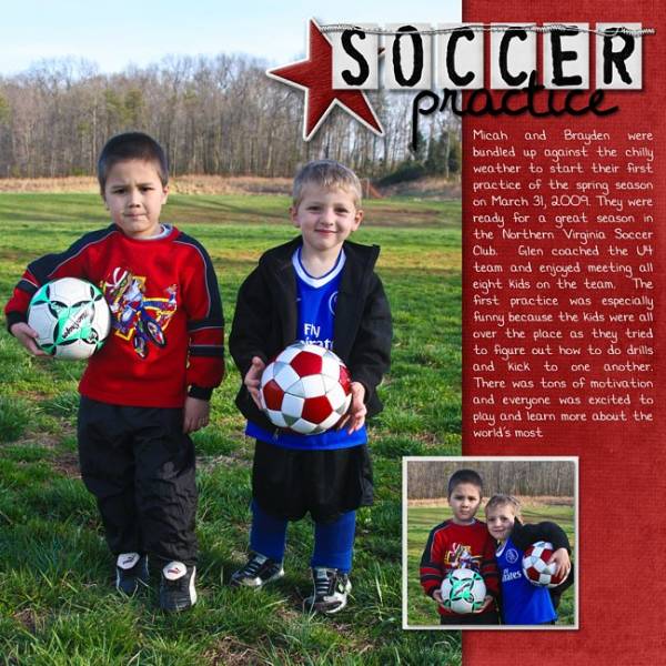 Soccer Practice Left