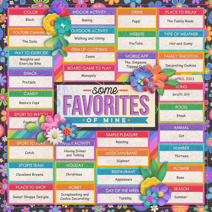 Some Favorites of Mine