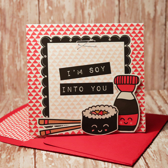 Soy Into You card