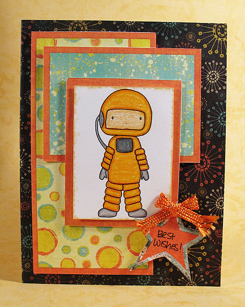 Space Boy Card