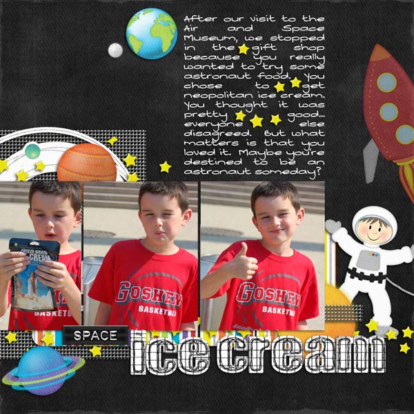 space ice cream.