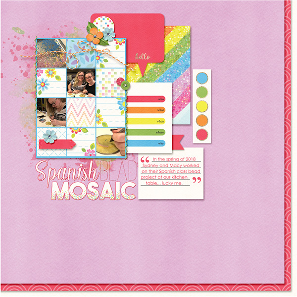Spanish Bead Mosaic
