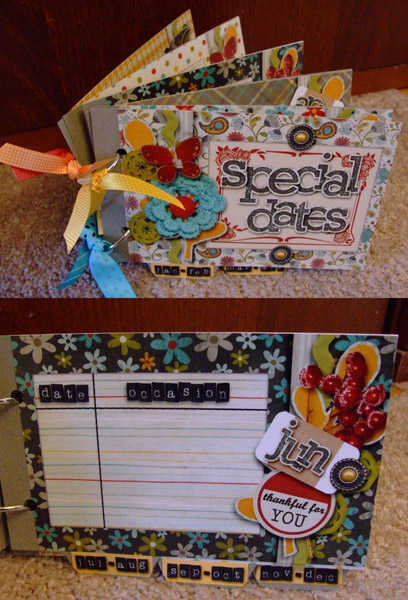Special Dates Mini Book