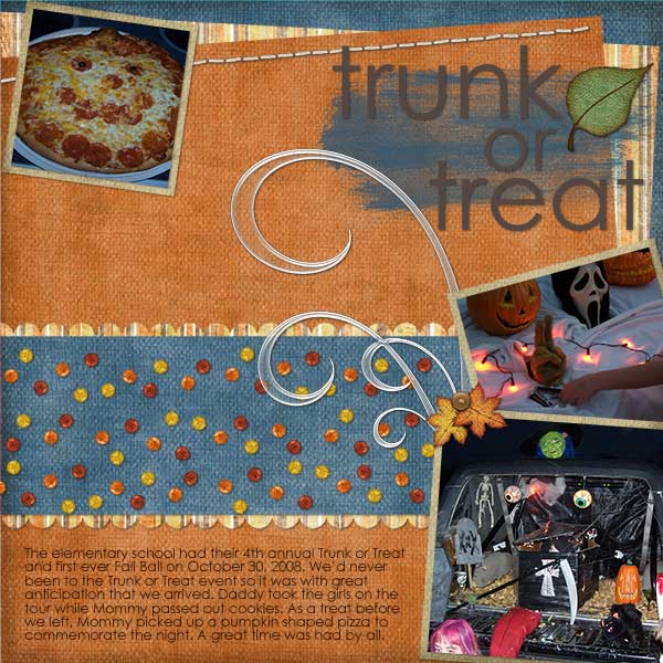 Speed Scrap #2 layout-Trunk or Treat