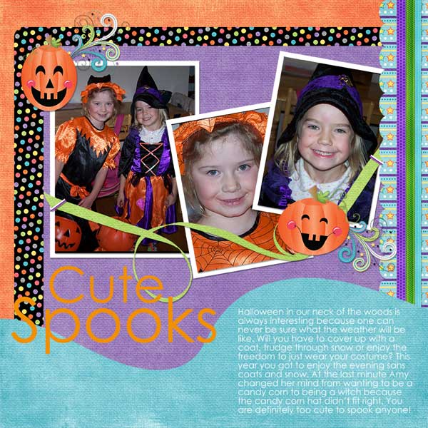 Speed Scrap #2 layout-Trunk or Treat