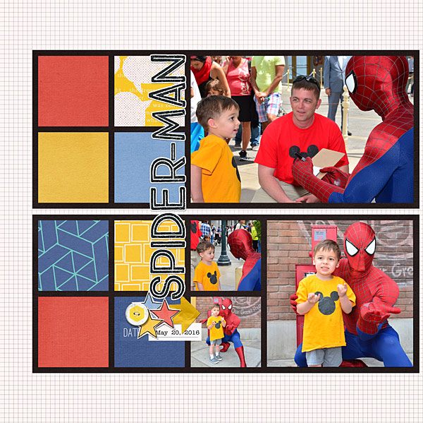 Spiderman (left)- August Passport #16