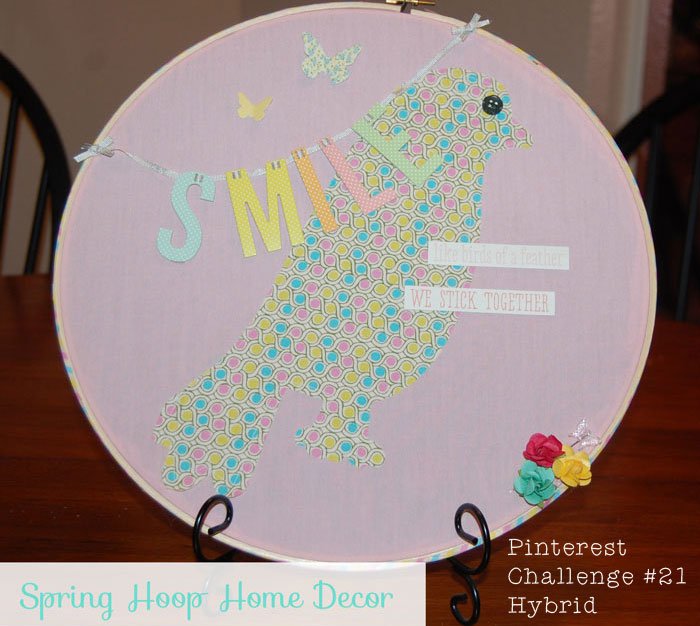 Spring Hoop Home Decor