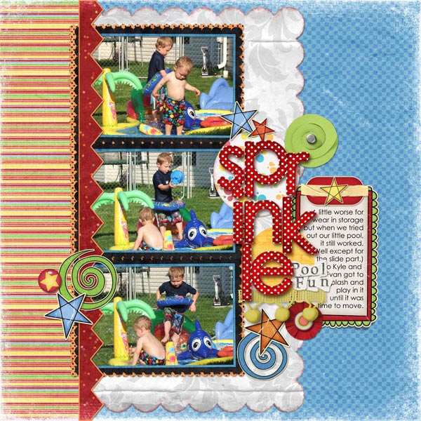 Sprinkle Pool Fun - Paper 2 Digi