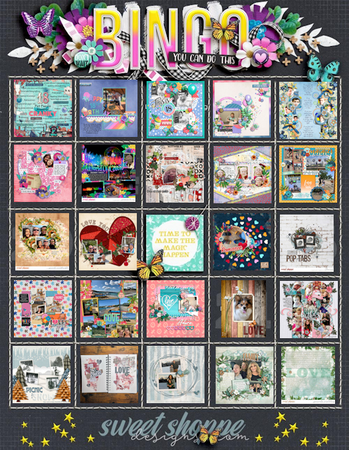 SSD 18th BD -  2/14 Layout BINGO