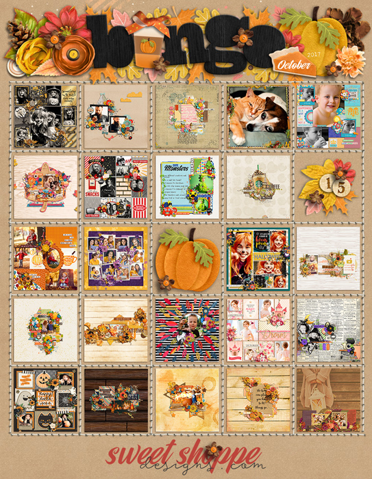 SSD October 2017 Bingo