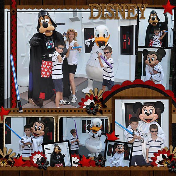 Star Wars Minnie, Goofy, Donald