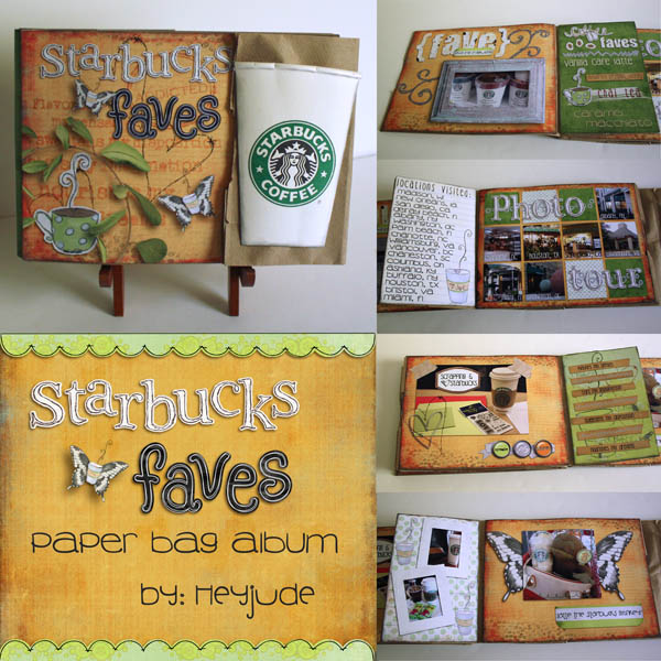 Starbucks Faves Paper Bag Album