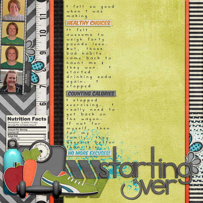 starting over.